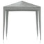 Party Tent 200 x 200 x 240 cm Lysegrå PE og stål