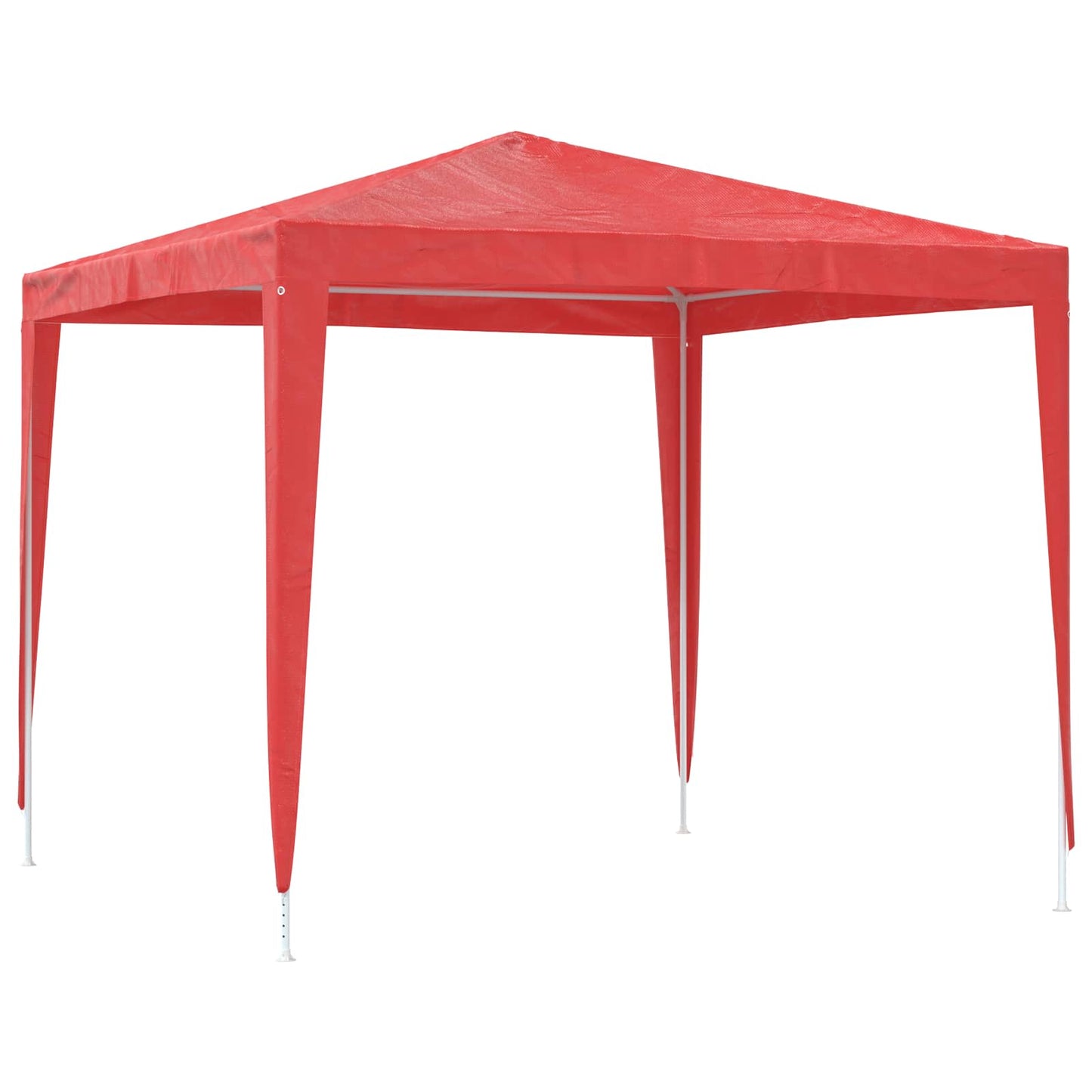 Party Tent 250 x 250 x 240 cm Rød PE og stål