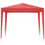 Party Tent 250 x 250 x 240 cm Rød PE og stål