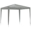 Party Tent 250 x 250 x 240 cm Lysegrå PE og stål