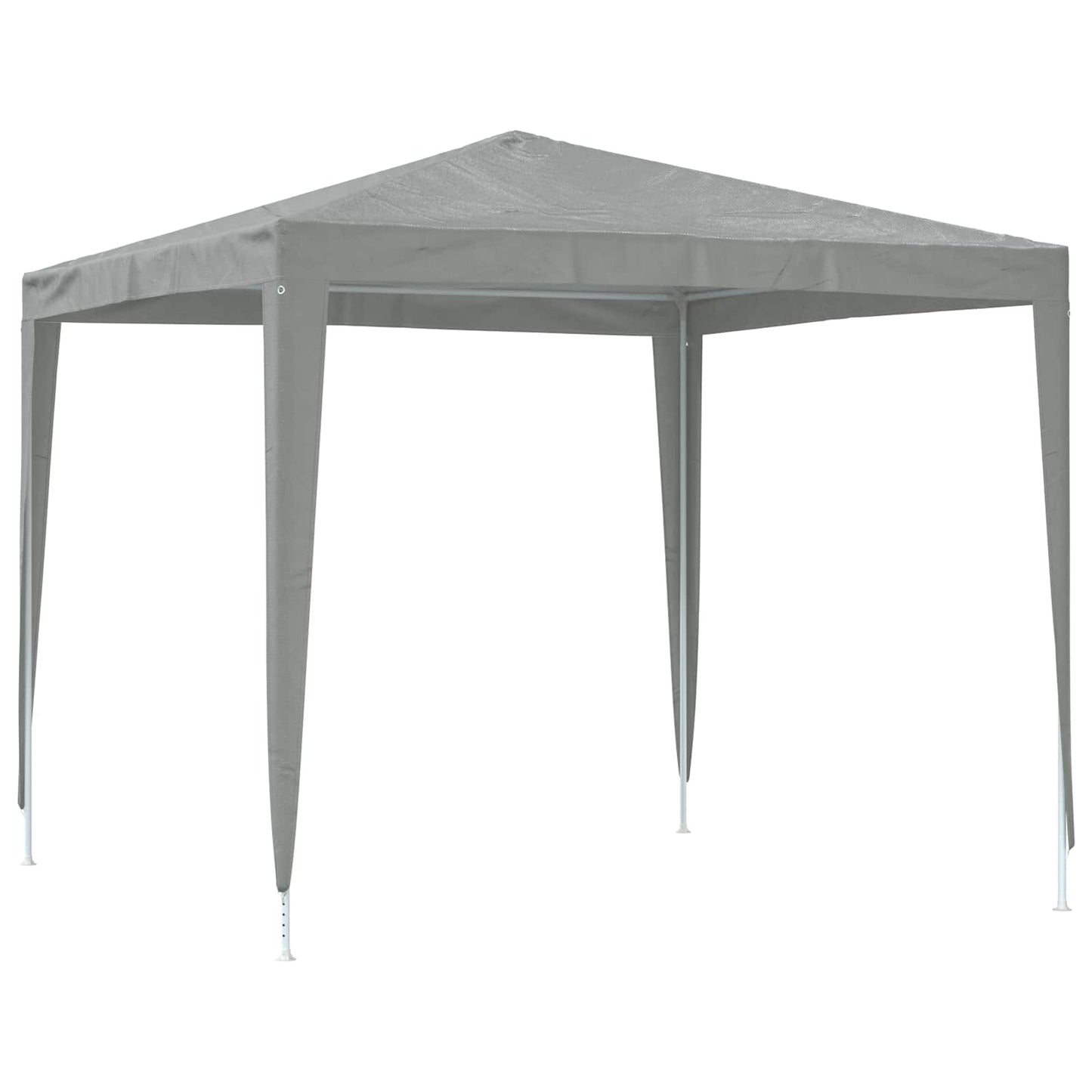Party Tent 250 x 250 x 240 cm Lysegrå PE og stål