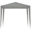 Party Tent 250 x 250 x 240 cm Lysegrå PE og stål