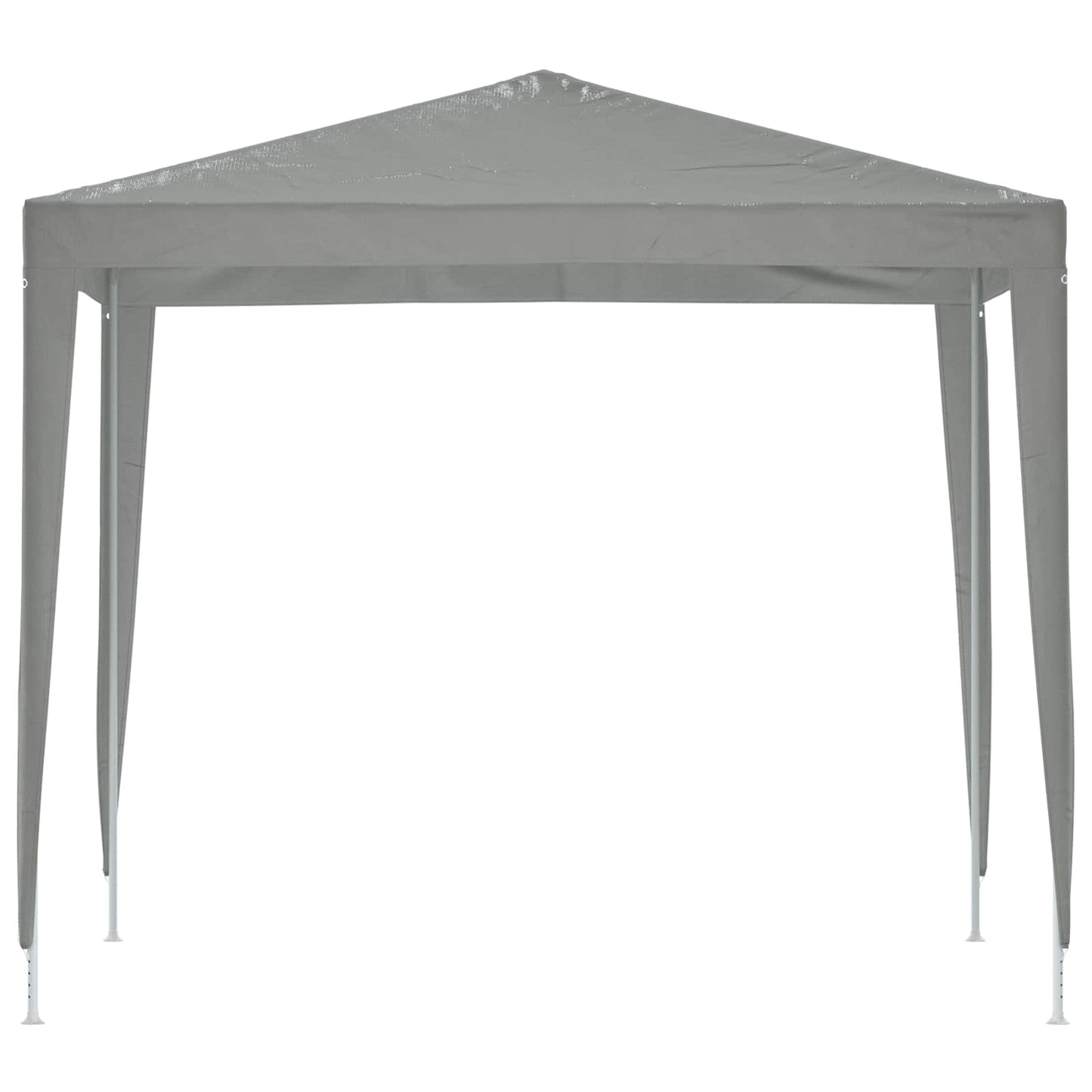 Party Tent 250 x 250 x 240 cm Lysegrå PE og stål