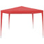 Party Tent Rød 300 x 300 x 255 cm PE og stål