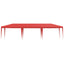 Party Tent Rød 900 x 300 x 255 cm PE og stål