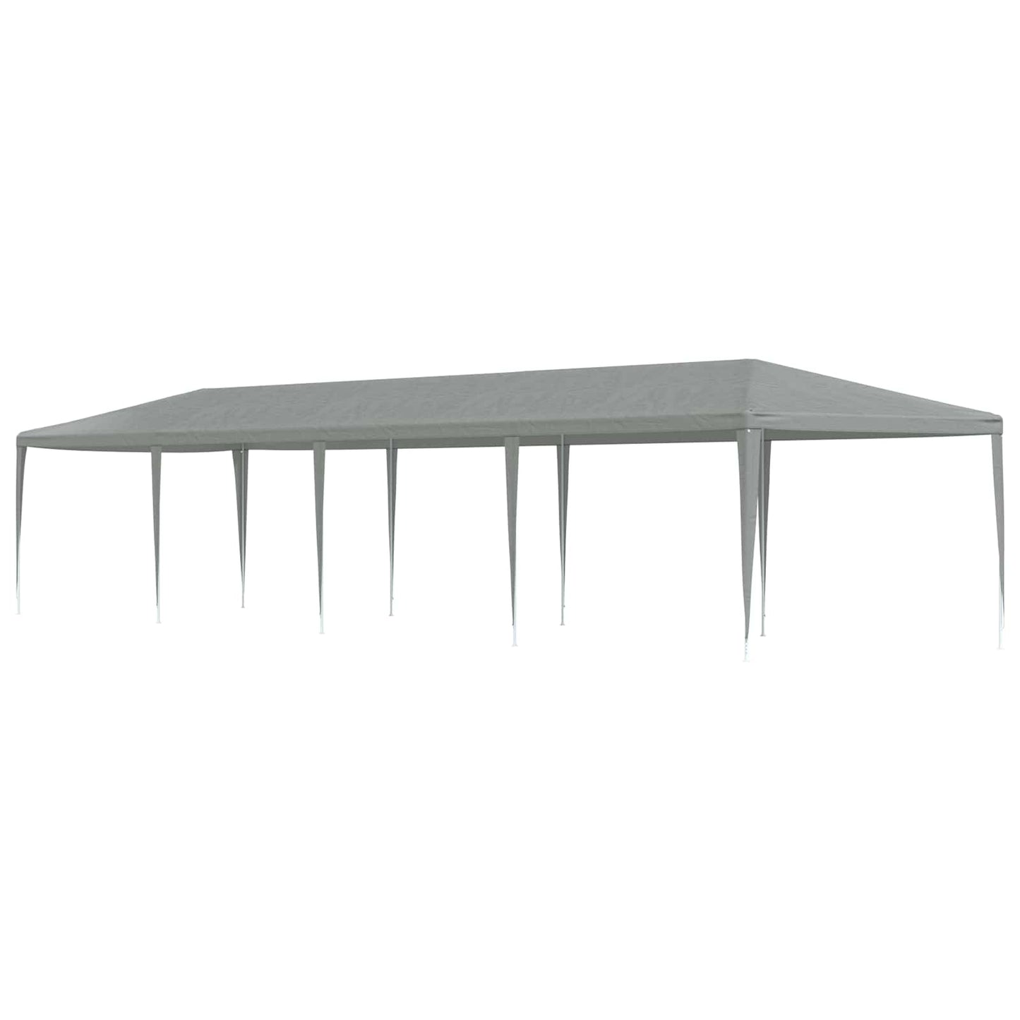 Party Tent Lysegrå 1200 x 300 x 255 cm PE og stål