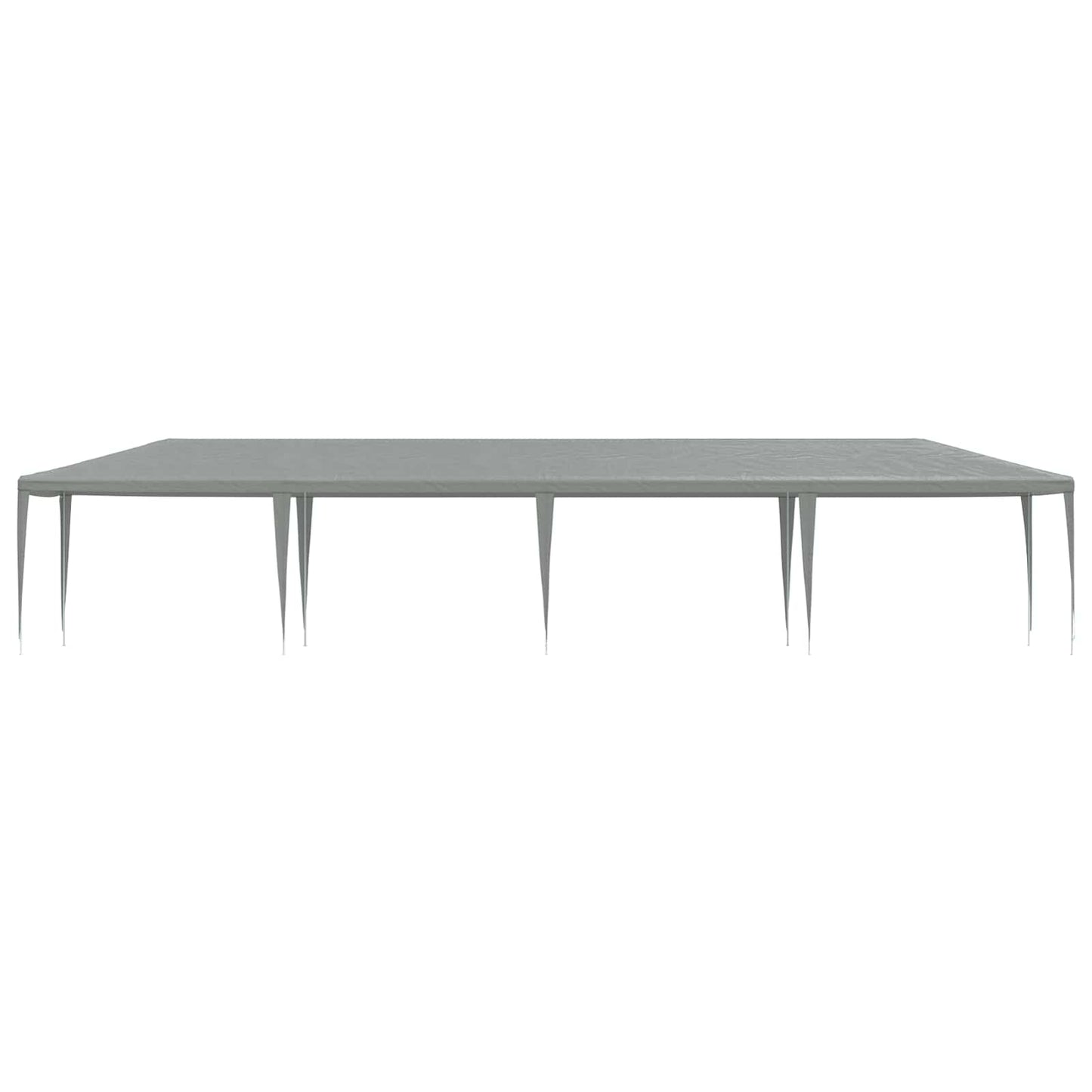 Party Tent Lysegrå 1200 x 300 x 255 cm PE og stål