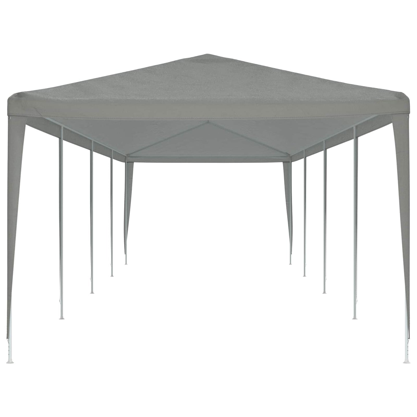 Party Tent Lysegrå 1200 x 300 x 255 cm PE og stål