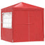 Party Tent 200 x 200 x 240 cm Rød PE og stål