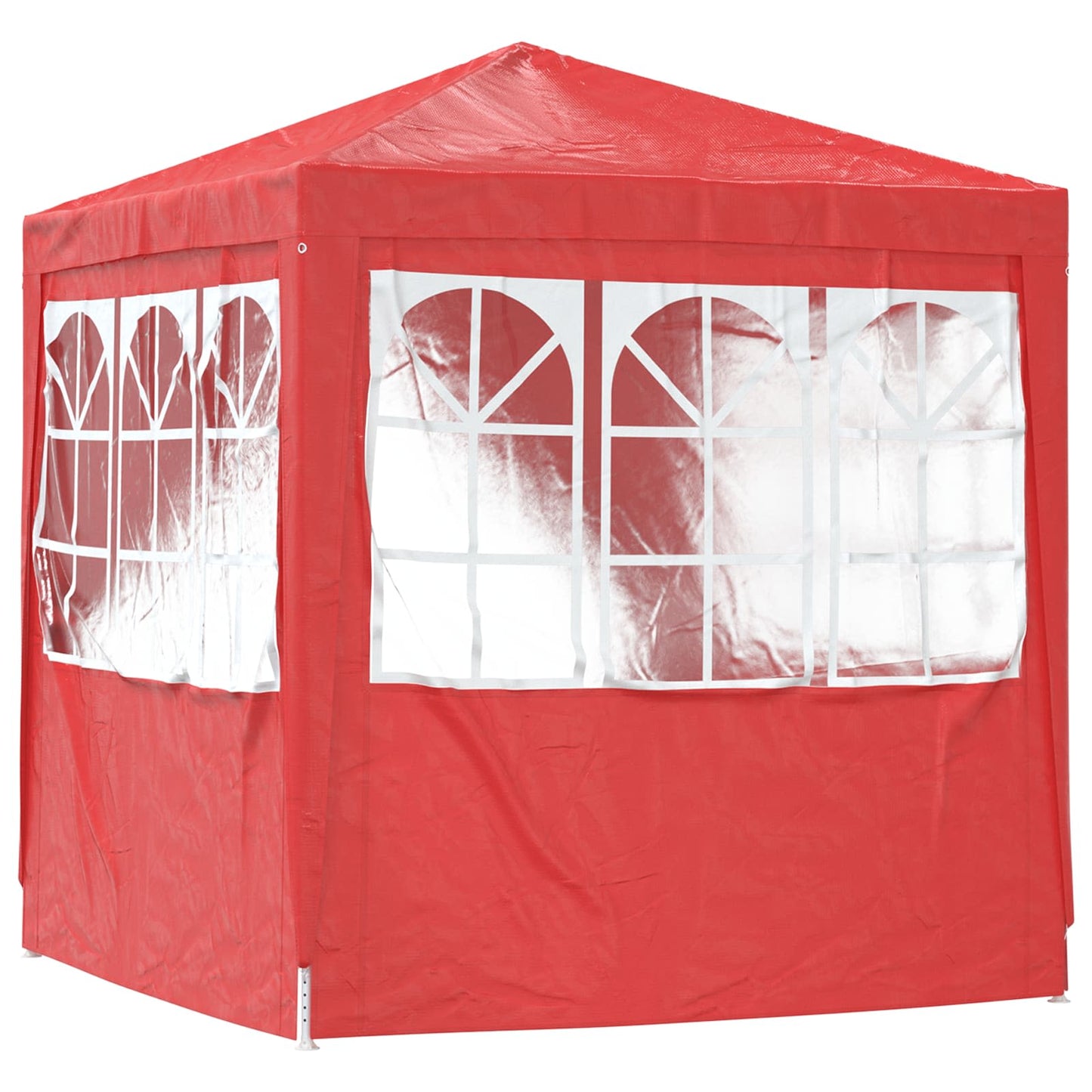 Party Tent 200 x 200 x 240 cm Rød PE og stål