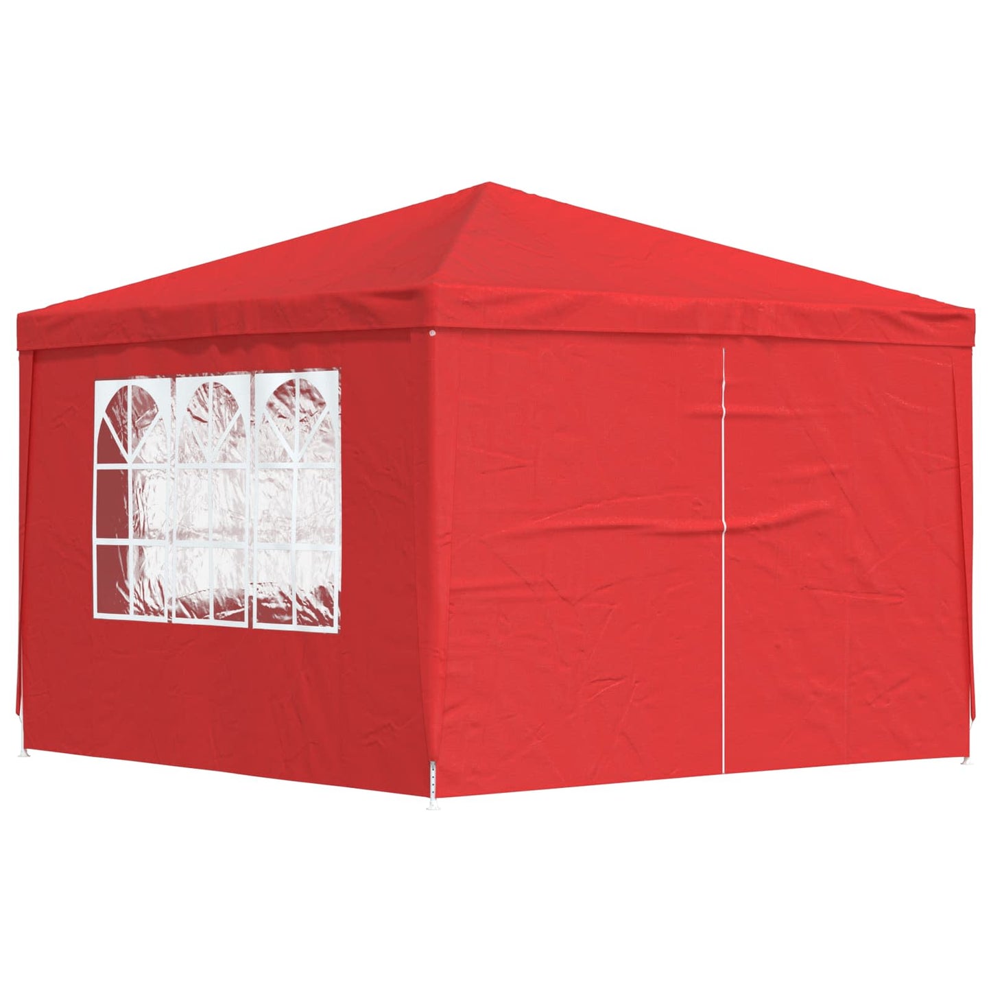 Party Tent 300 x 300 x 255 cm Rød PE og stål