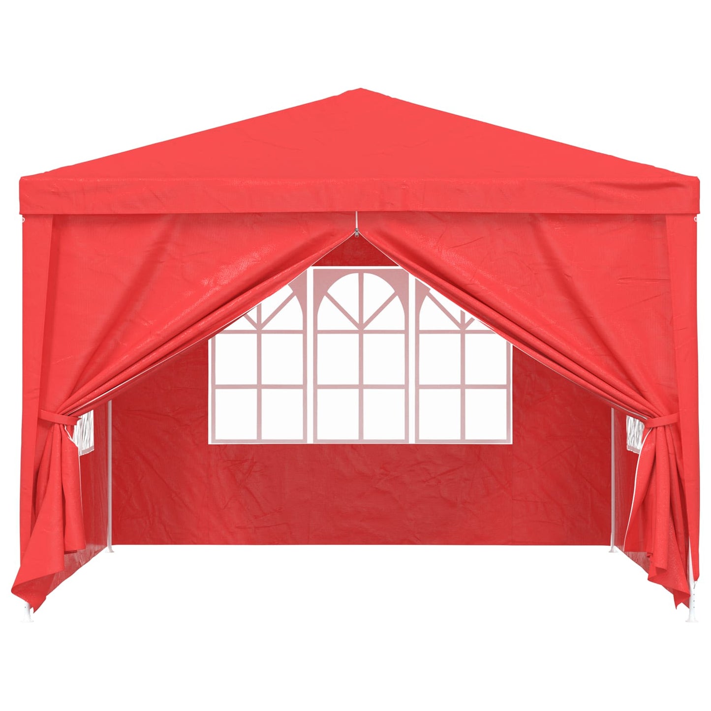Party Tent 300 x 300 x 255 cm Rød PE og stål