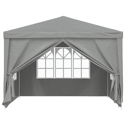 Party Tent 300 x 300 x 255 cm Lysegrå PE og stål