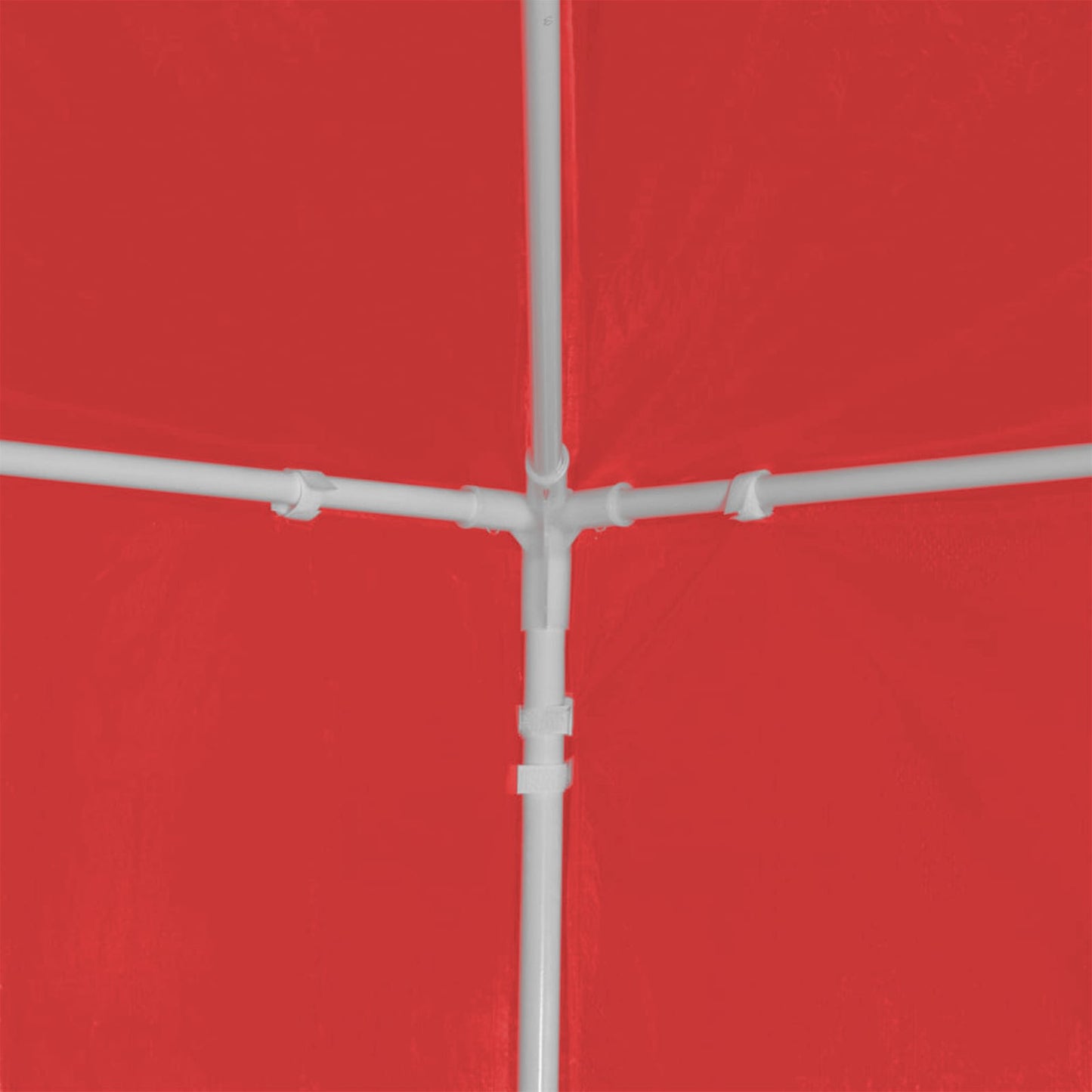 Party Tent 1200 x 300 x 255 cm Rød PE og stål