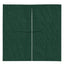 Festasidevæg 2 pcs Grøn 200 x 195 cm PE og stål