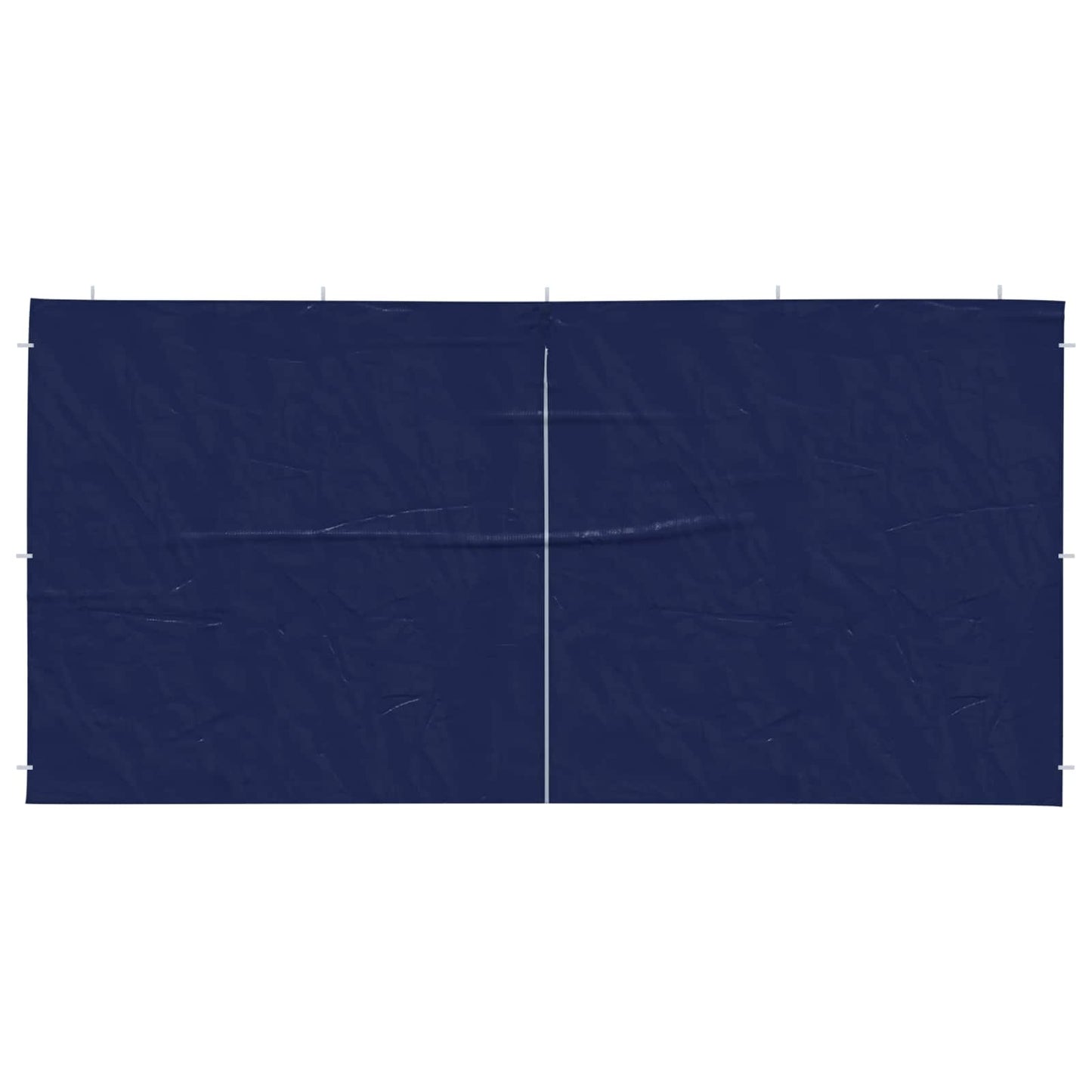 Festasidevæg 2 pcs Blå 400 x 195 cm PE og stål