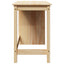 Bord Brun 112 x 50 x 75 cm Massivt fyrretræ