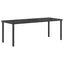 Have Spisebordssæt 25 stk. Sort polyrattan