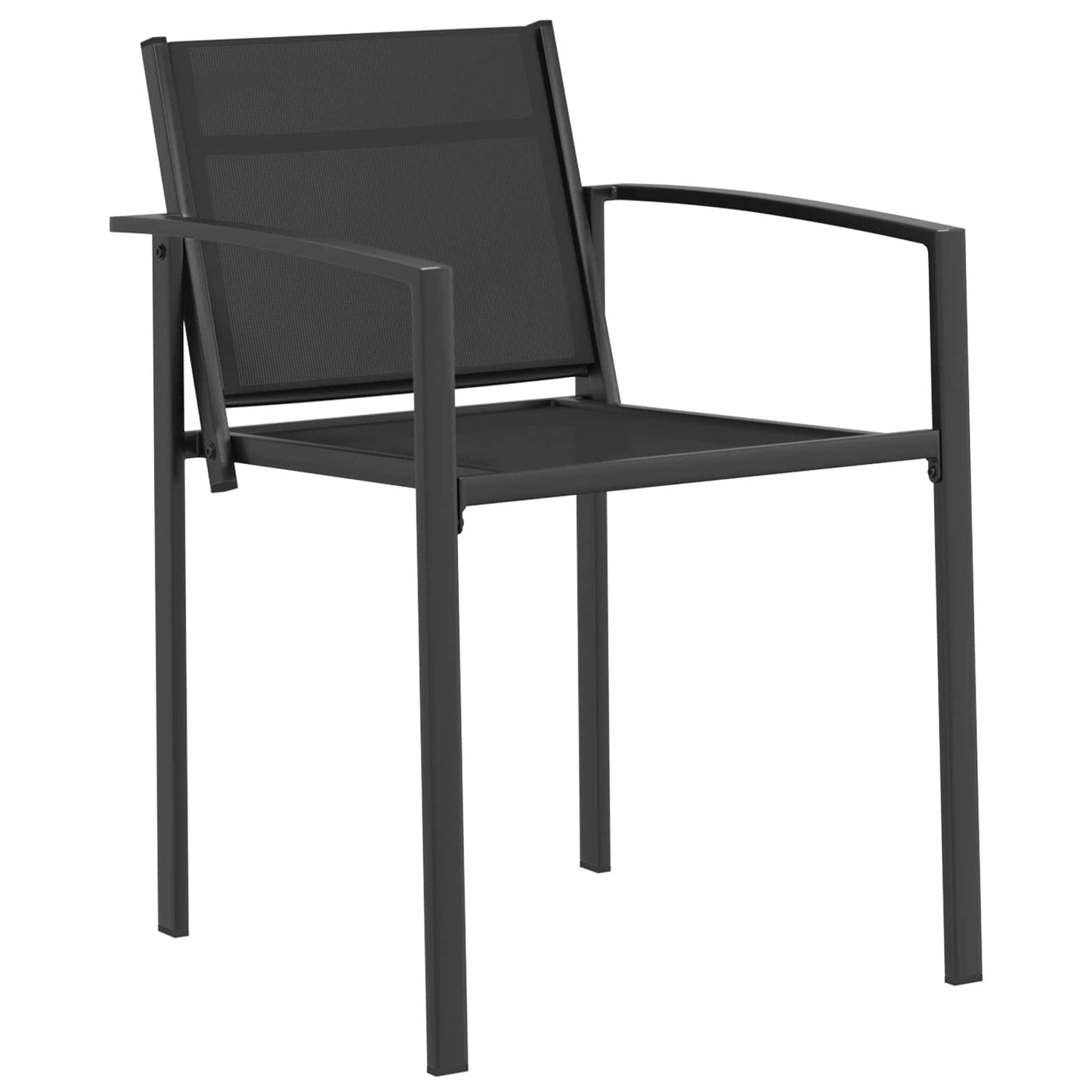 Have møbel sæt 5 pcs Sort og Anthracit 160 x 80 x 73 cm