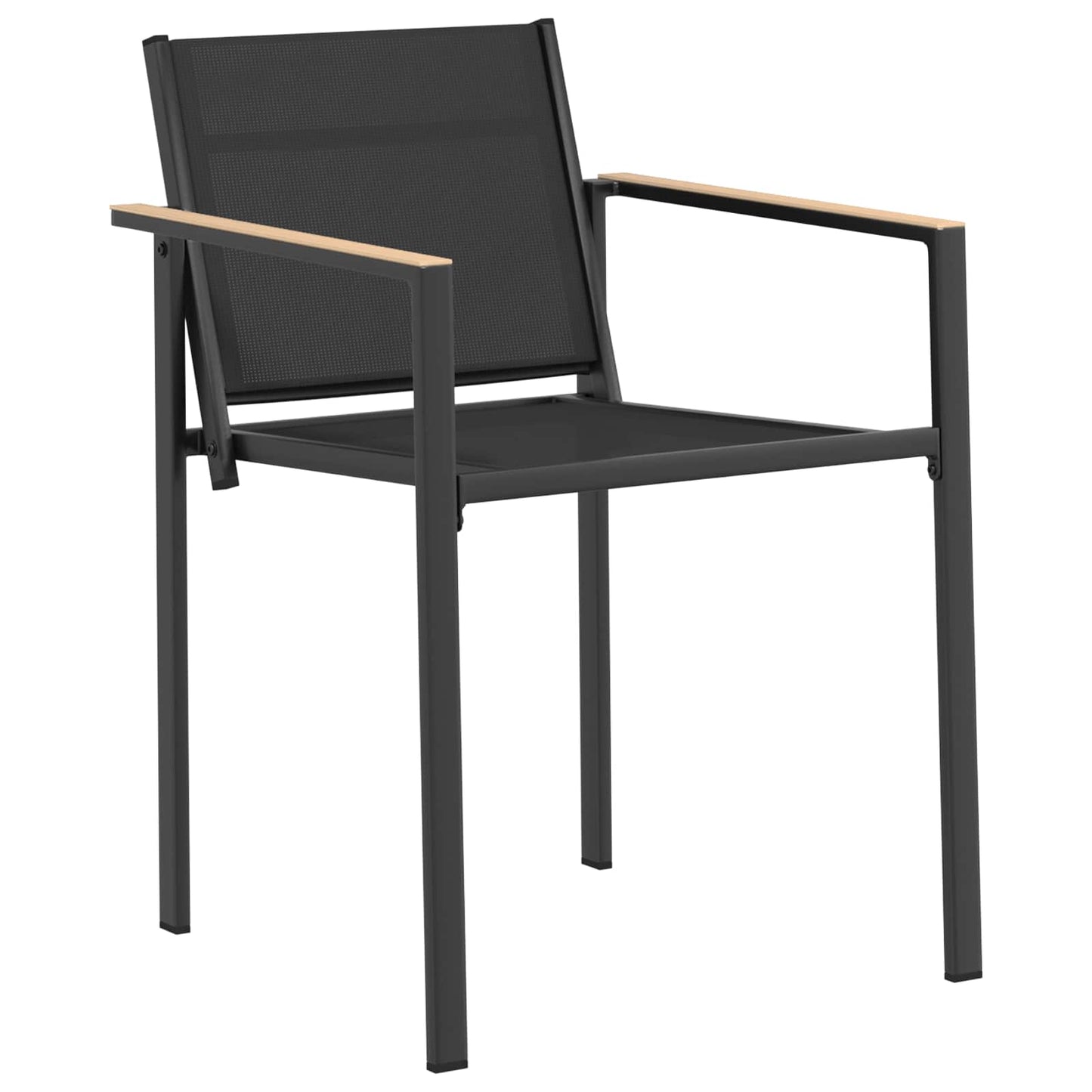 Have møbel sæt 5 pcs Sort og Anthracit 140 x 70 x 73 cm