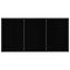 Have møbel sæt 7 pcs Sort og Anthracit 160 x 80 x 73 cm