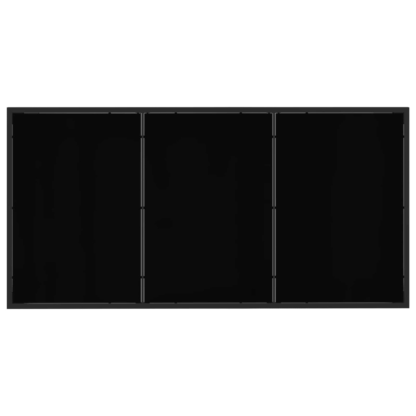 Have møbel sæt 7 pcs Sort og Anthracit 160 x 80 x 73 cm