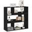 Boghylde Sort eg 100 x 33 x 94,5 cm Konstrueret træ
