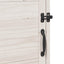 Have Skur med tag Hvid 59 x 56 x 113,5 cm Massivt Fyrretræ