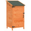 Have Skur med tag Brun 59 x 56 x 113,5 cm Massivt Fyrretræ