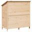 Have Skur Naturfarvet 106,5 x 56 x 113,5 cm Massivt Fyrretræ