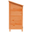 Have Skur med tag Brun 106,5 x 56 x 113,5 cm Massivt Fyrretræ
