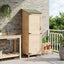 Have Skur Naturfarvet 59,5 x 56 x 176,5 cm Massivt Fyrretræ