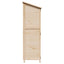 Have Skur Naturfarvet 59,5 x 56 x 176,5 cm Massivt Fyrretræ