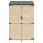 Have Skur Naturfarvet 106,5 x 56 x 176 cm Massivt Fyrretræ