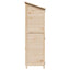 Have Skur Naturfarvet 106,5 x 56 x 176 cm Massivt Fyrretræ