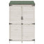 Have Skur med tag Hvid 106,5 x 56 x 176 cm Massivt Fyrretræ