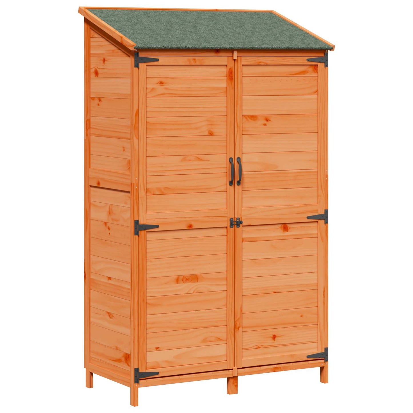 Have Skur med tag Brun 106,5 x 56 x 176 cm Massivt Fyrretræ