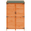 Have Skur med tag Brun 106,5 x 56 x 176 cm Massivt Fyrretræ