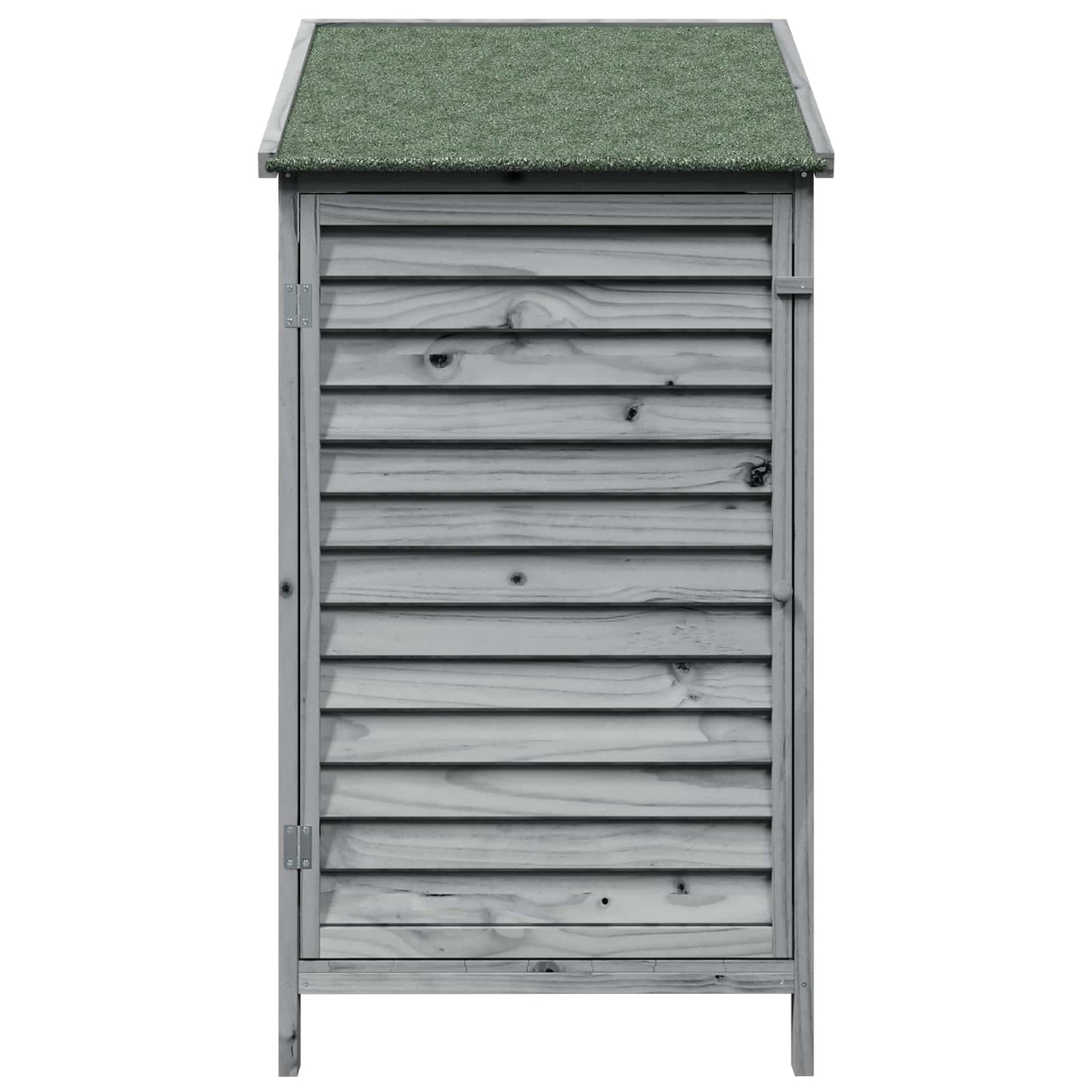 Have Skur med tag Grå 59 x 56 x 113,5 cm Massivt Fyrretræ