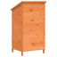Have Skur med tag Brun 59 x 56 x 113,5 cm Massivt Fyrretræ