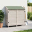Have Skur med tag Hvid 106 x 56 x 113,5 cm Massivt Fyrretræ