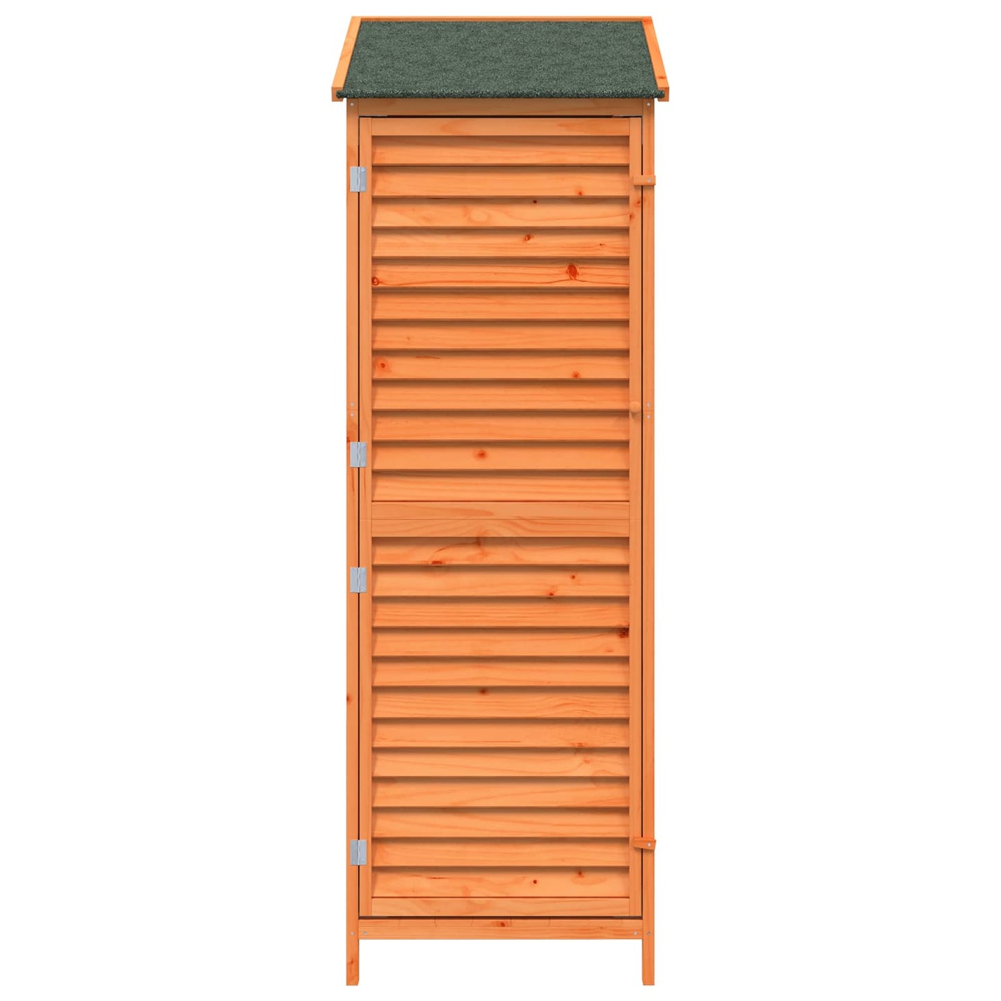 Have Skur med tag Brun 59 x 56 x 176 cm Massivt Fyrretræ