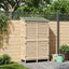 Have Skur Naturfarvet 106 x 56 x 176,5 cm Massivt Fyrretræ