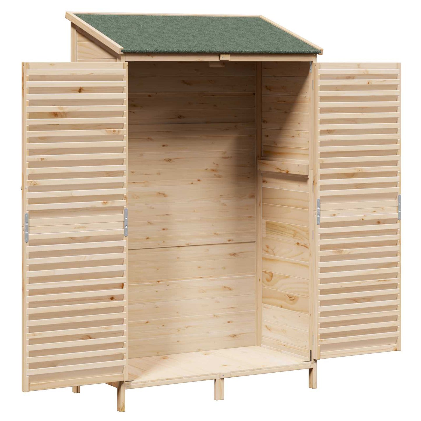 Have Skur Naturfarvet 106 x 56 x 176,5 cm Massivt Fyrretræ