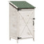 Have Skur med tag Hvid 59,5 x 56 x 113,5 cm Massivt Fyrretræ