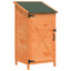 Have Skur med tag Brun 59,5 x 56 x 113,5 cm Massivt Fyrretræ