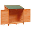 Have Skur med tag Brun 106 x 56 x 113,5 cm Massivt Fyrretræ