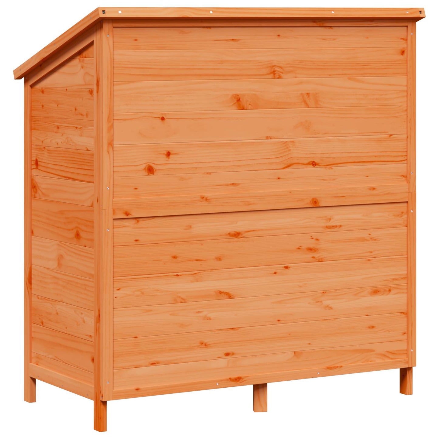 Have Skur med tag Brun 106 x 56 x 113,5 cm Massivt Fyrretræ