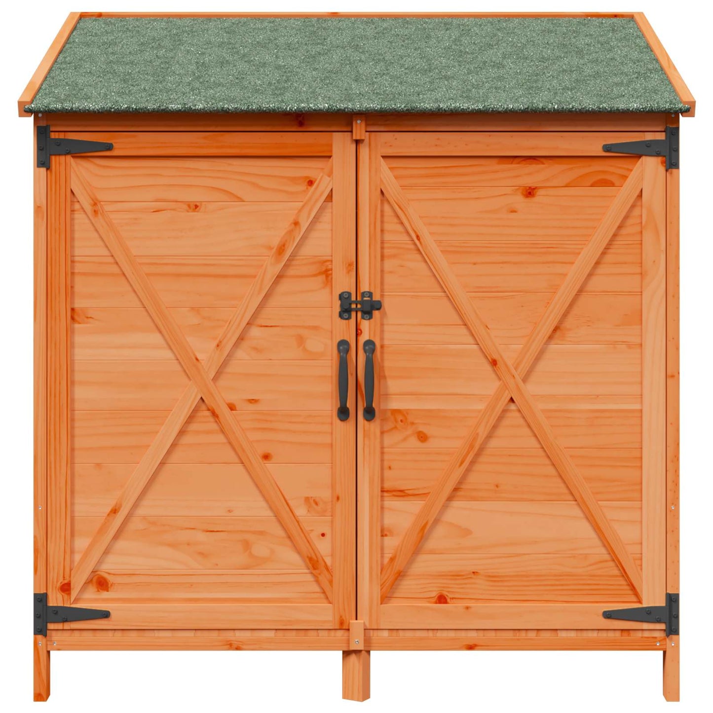 Have Skur med tag Brun 106 x 56 x 113,5 cm Massivt Fyrretræ