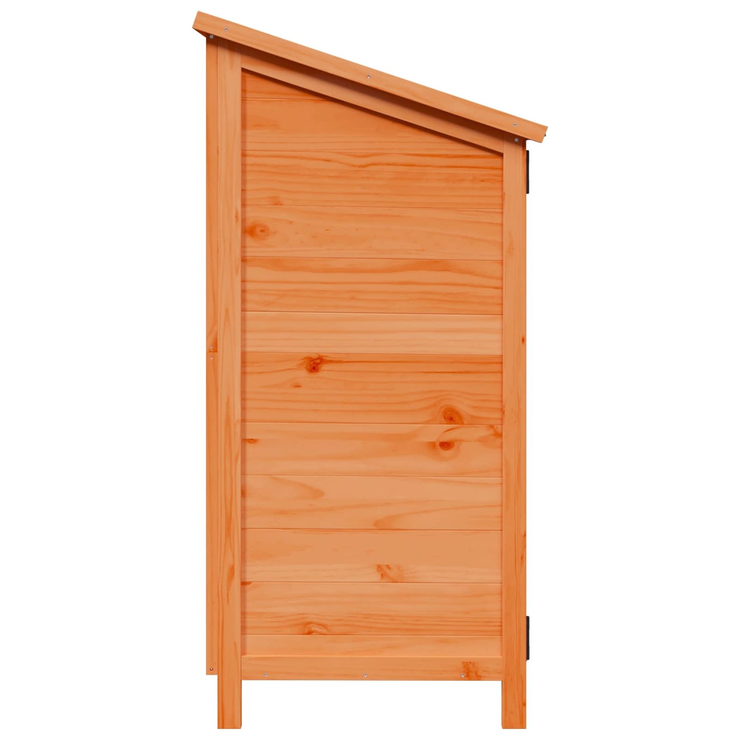 Have Skur med tag Brun 106 x 56 x 113,5 cm Massivt Fyrretræ